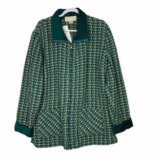 Green Tweed Women's Jacket